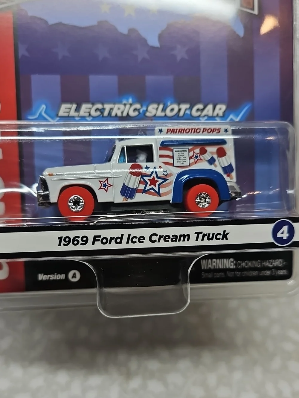 autoworld Thunderjet 1969 ford ice cream truck slot car A & B Across America